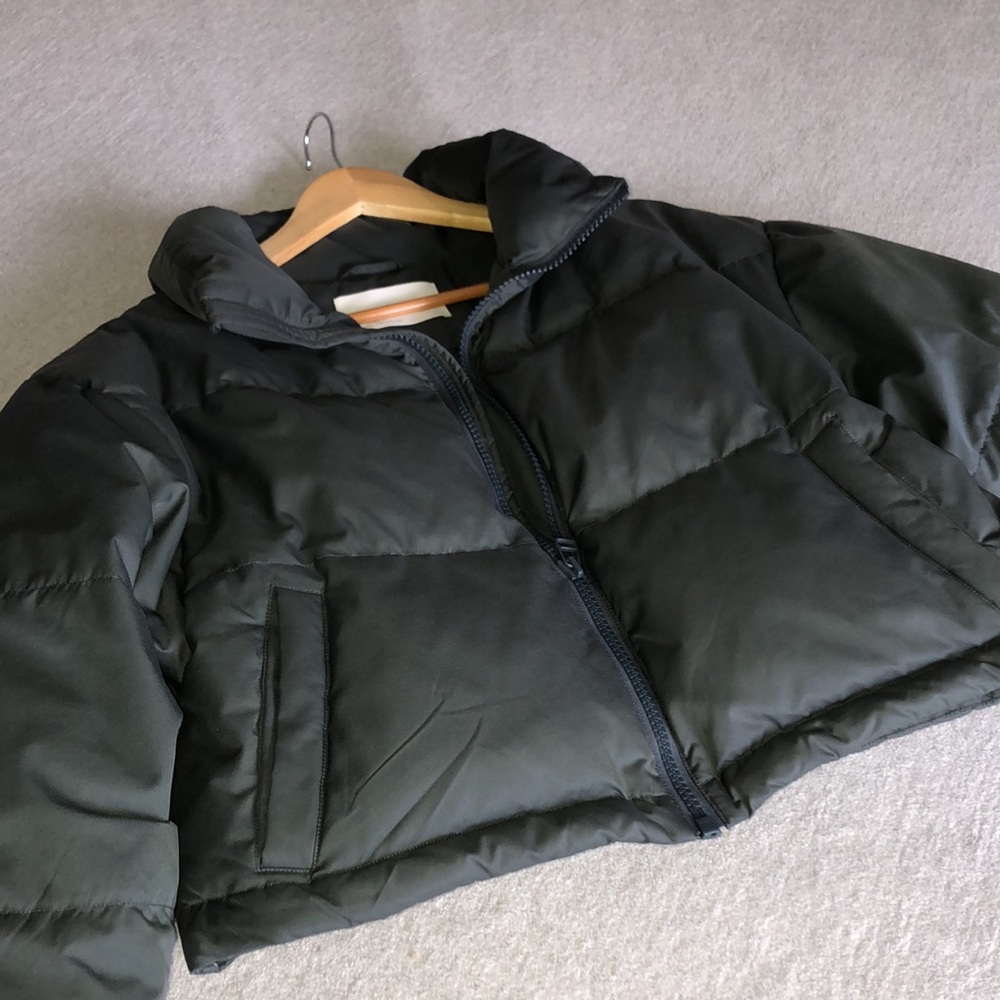 Cropped light puffer coat - Picture 5 of 6